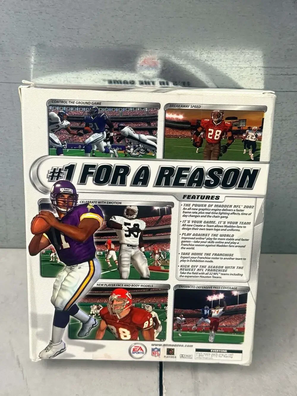 Madden NFL 2002 Big Box PC CD-ROM Game CIB Complete Box Manual Jewel Case⁠